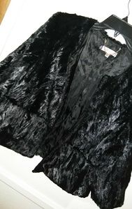 Jlo faux fur "mini" coat